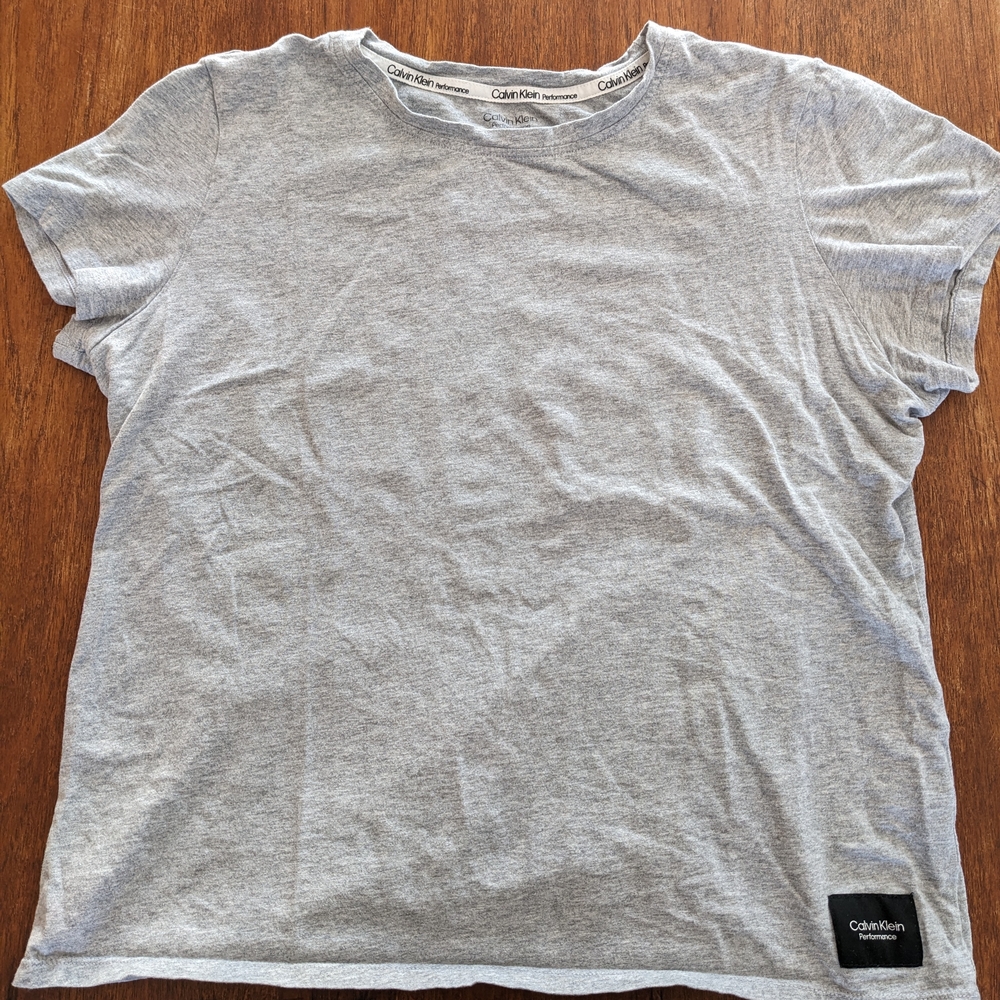 Calvin Klein Heather Gray Short Sleeve Tee